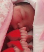 穗承2018年第一个宝宝，一个健康结实的男宝宝